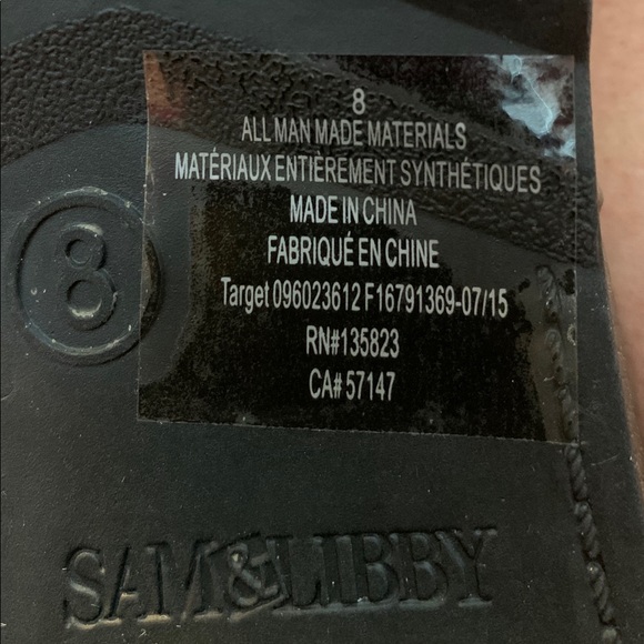 Sam & Libby Ankle Boots Size 8 Excellent Condition - Picture 5 of 5